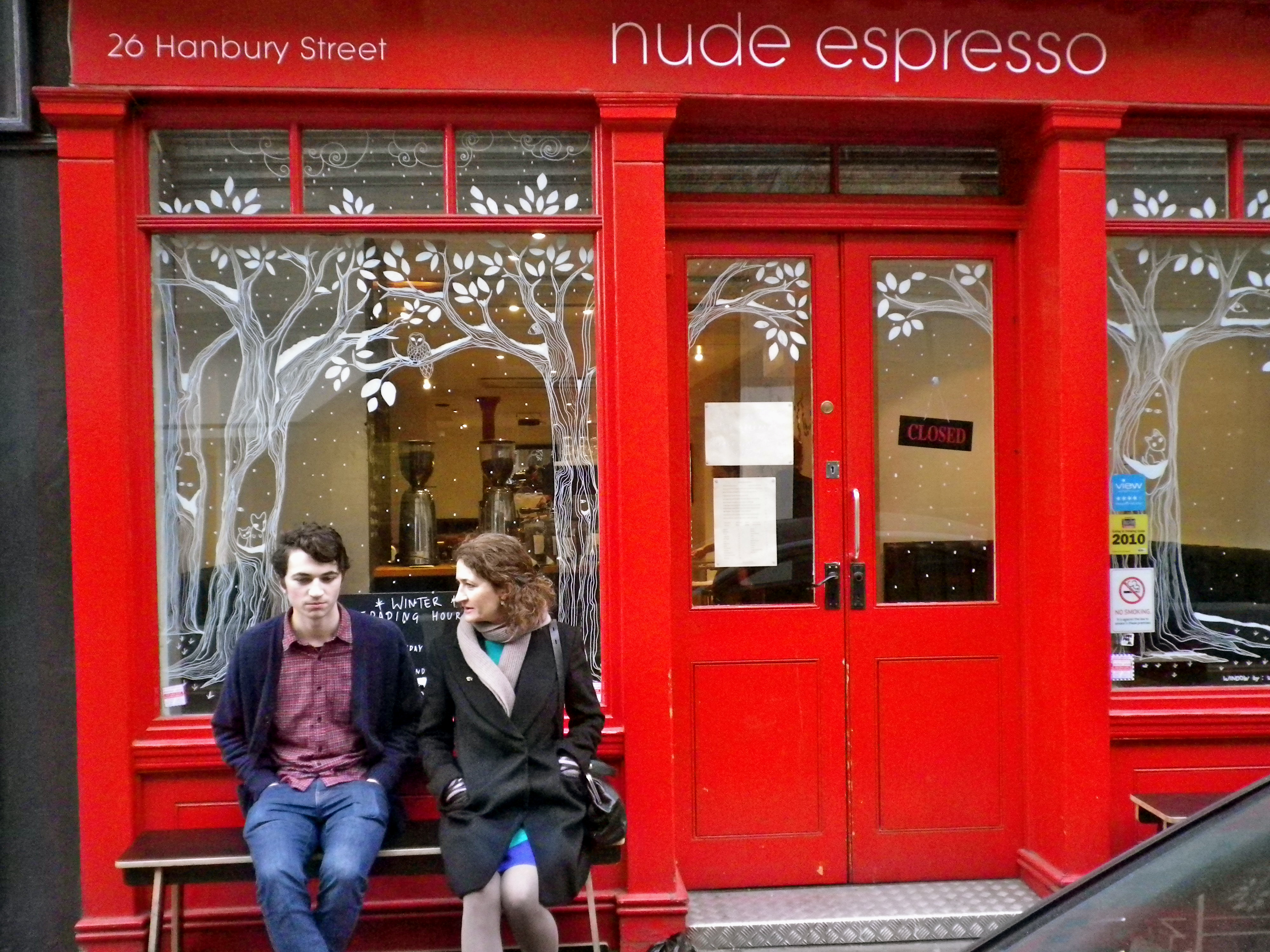 nude espresso 26 hanbury street shoreditch
