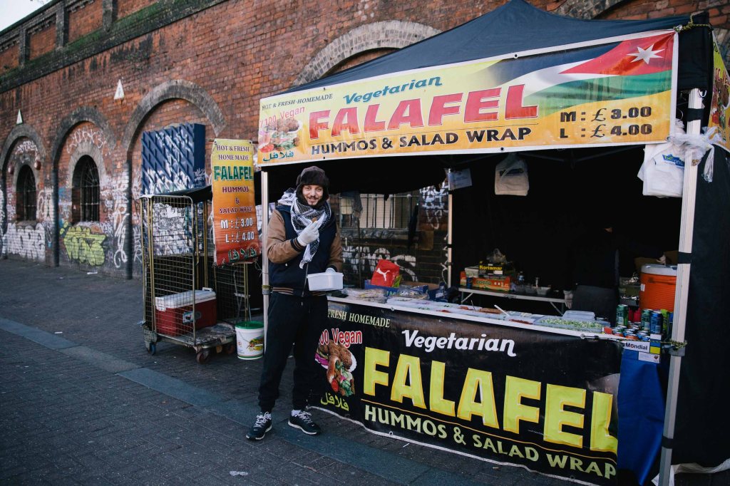 Vegetarian Falafel Stand