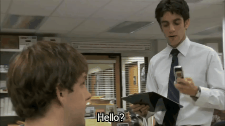 the office phone call from a mobile phone