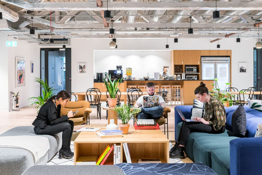 WeWork - Birmingham - Coworking Area and Breakout Space