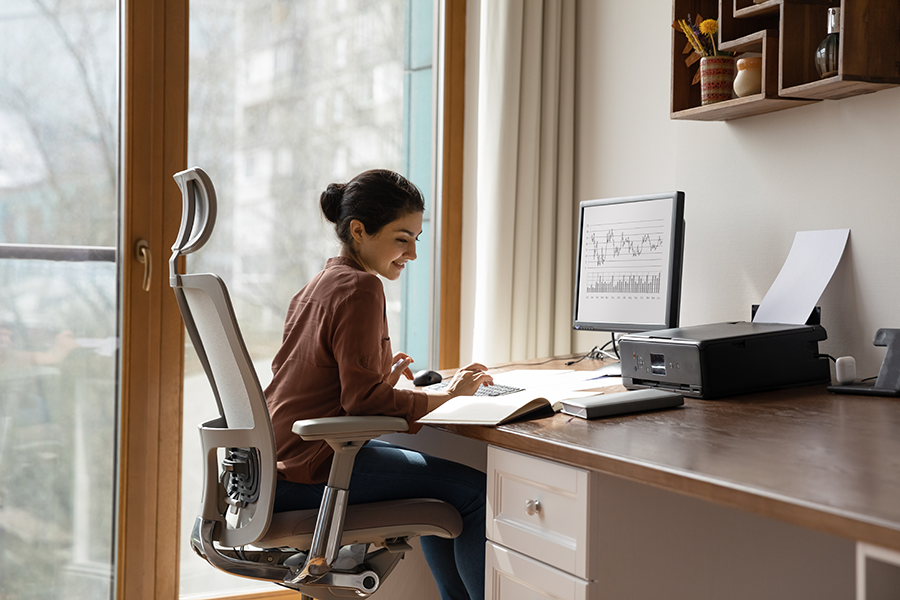 Invest in the right ergonomic furniture so you're comfortable and supported