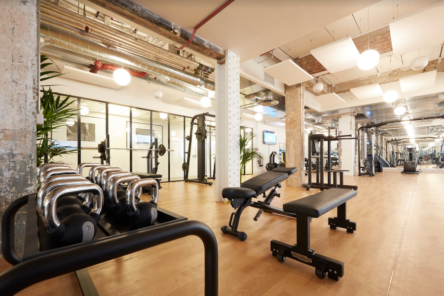 Gym facilities at flexible offices at 15, 19 Bloomsbury Way, London WC1A 2TH